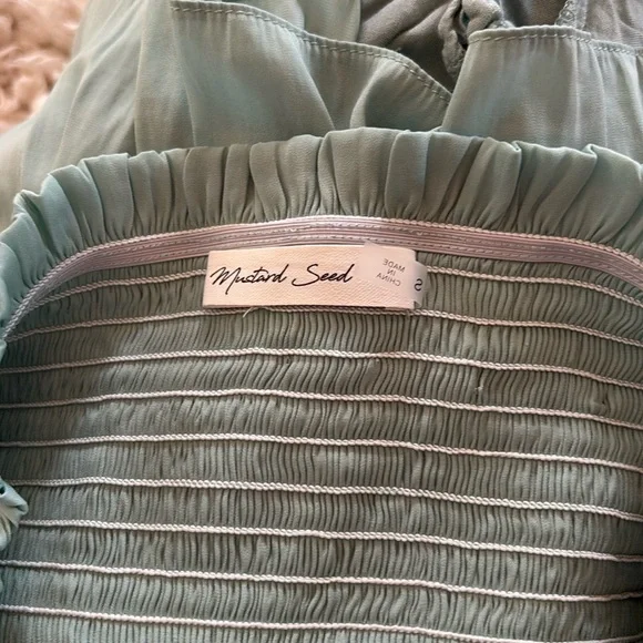 Gliks Green Ruffled Skirt - Picture 3 of 3